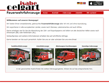 Tablet Screenshot of oelgart-feuerwehrfahrzeuge.de